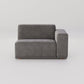 " DOFF" Modular Sectional Sofa with Ottoman Fabric -Charcoal