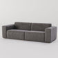 " DOFF" Modular Sectional Sofa with Ottoman Fabric -Charcoal