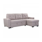 "FABIANA" Pull-out Sofa Bed Reversible Fabric Beige