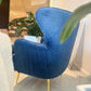 "CELINE" Luxury Armchair Navy Blue