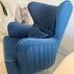 "CELINE" Luxury Armchair Navy Blue