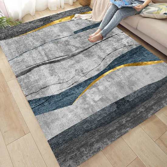 "RAIN WALK" Plush Rug