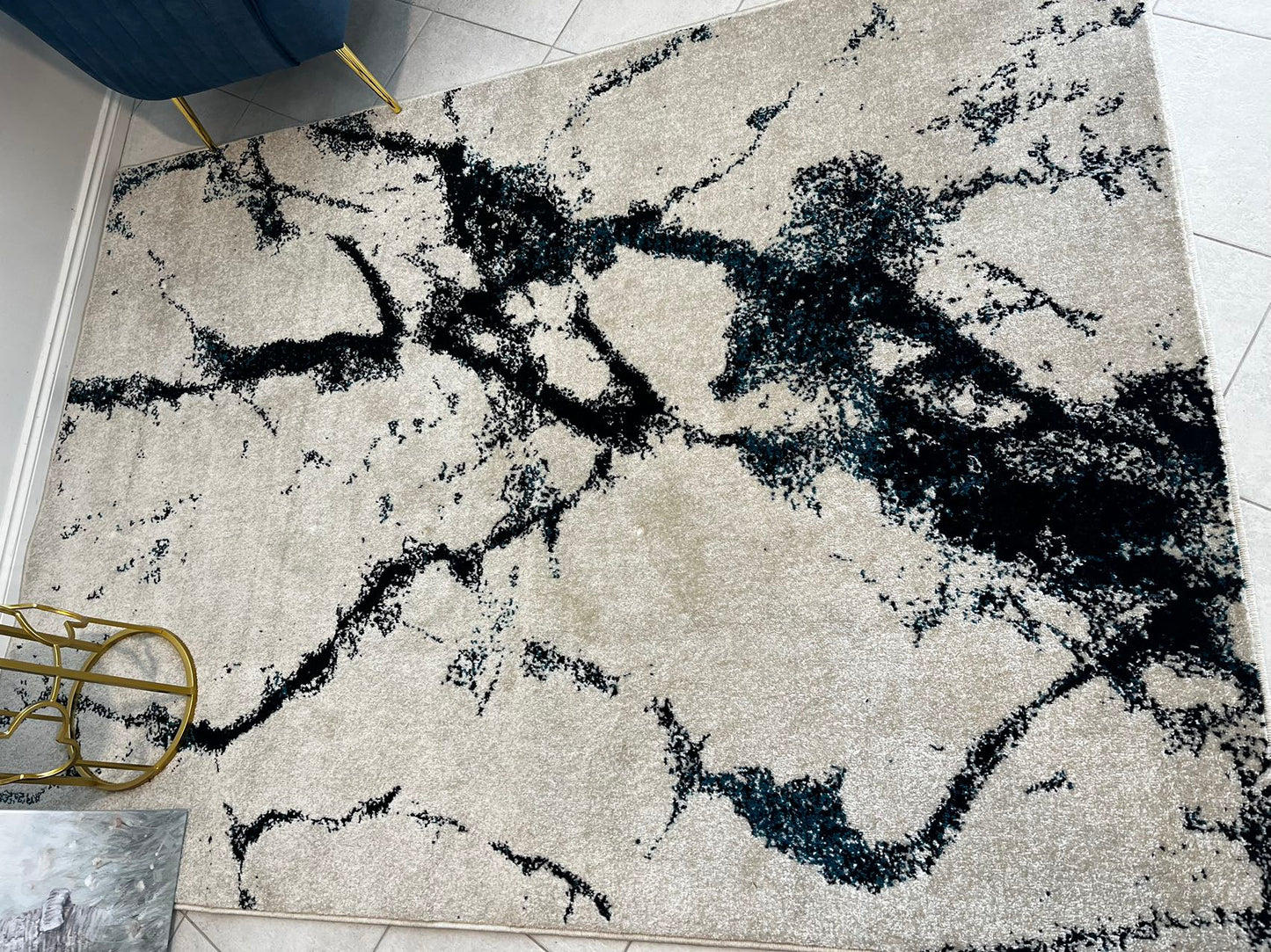 "MARBLE" Texture Soft Rug