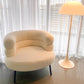 "BOBO" Sofa Chair Armchair Boucle Fabric White