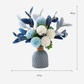 Topleo Blue Nordic exquisite ceramic flower