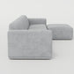 " DOFF" Modular Sectional Sofa with Ottoman Fabric -Smoke Grey