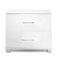 NAHG-WH Bedside Table with 2 Drawers -White