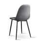 NA01DC Velvet Grey Dining Chair - Velvet Grey