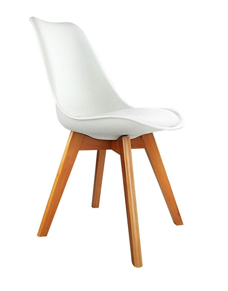 NADSWPU Dining Chair- PU White