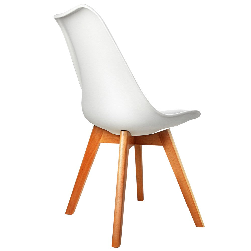 NADSWPU Dining Chair- PU White