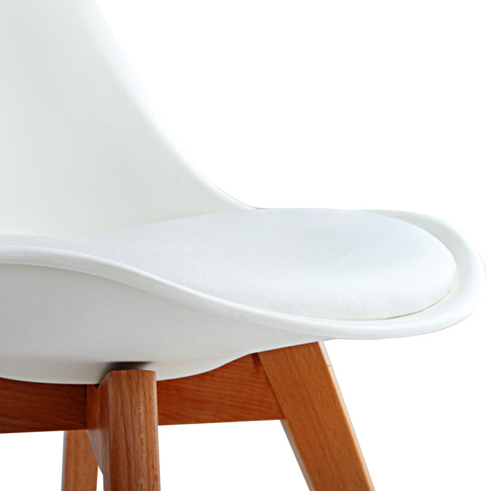 NADSWPU Dining Chair- PU White