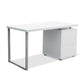 DESK-140M-WH-AB Computer Desk White