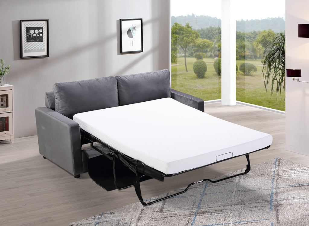 DS6353 Fabric Sofa bed with foam mattress