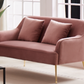 Velvet Pink Sofa Set