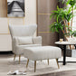 "CELINE" Luxury Armchair Cream for Living Rooms and Bedrooms