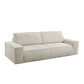 "AMELIA" 3-Seater Sofa Bed with Storage - Cream