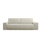 "AMELIA" 3-Seater Sofa Bed with Storage - Cream