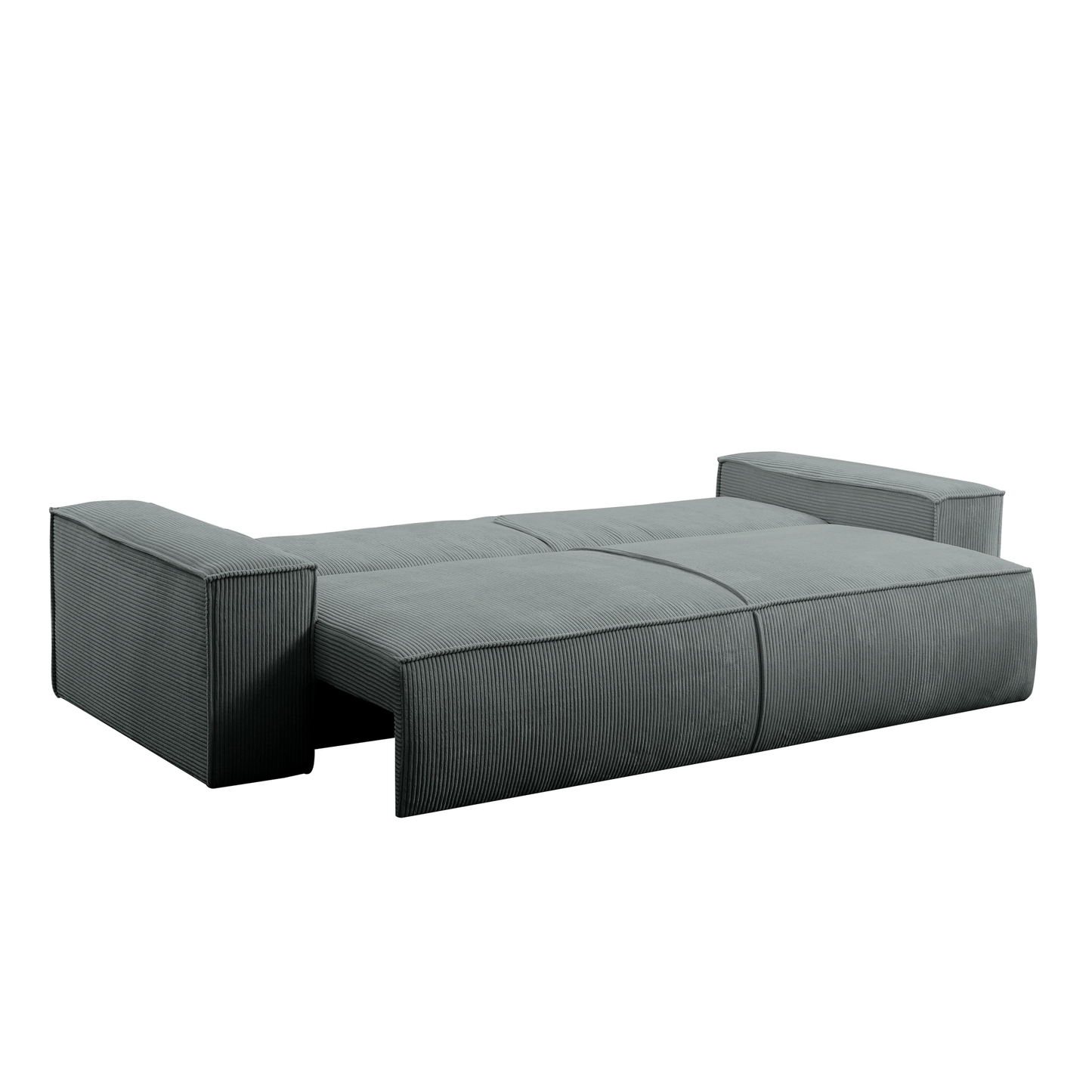 "AMELIA" 3-Seater Sofa Bed with Storage -Grey