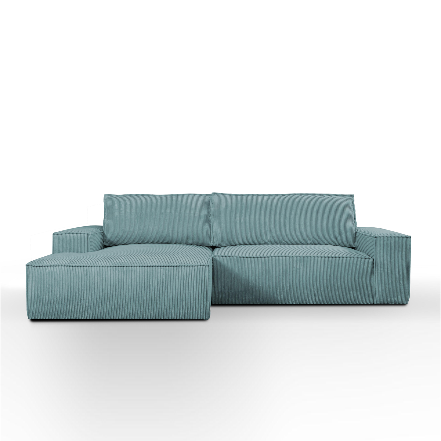 "AMELIA" L-Shape Sofa Bed with Storage -Blue