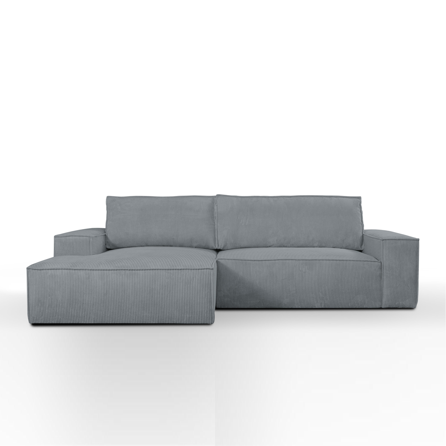 "AMELIA" L-Shape Sofa Bed with Storage -Grey