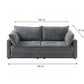 New Arrival "COMFY" Compressed Sofa Bed -Fabric Grey