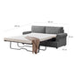 New Arrival "PHEBE" 2-Seater Sofa Bed Couch with Foam Mattress -Grey