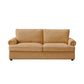 "PHEBE" 2-Seater Sofa Bed Couch with Foam Mattress -Ginger