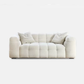 "MARIO" 2-Seater Boucle Fabric Sofa -Cream