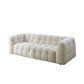 "MARIO" Luxury 3-Seater Sofa Boucle Fabric -White