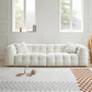 "MARIO" Luxury 4 Seater Sofa Boucle Fabric -White