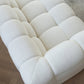 "MARIO" Luxury 4 Seater Sofa Boucle Fabric -White