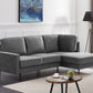 "Jessica" L-Shape Corner Sofa Velvet Fabric