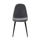 NA01DC Velvet Grey Dining Chair - Velvet Grey