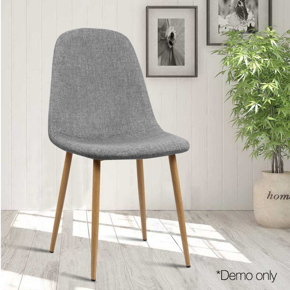 NA01DC-GY Dining Chair - Fabric Grey