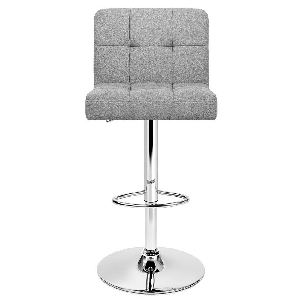 NA1055 Bar Stool - Fabric Grey