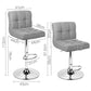 NA1055 Bar Stool - Fabric Grey