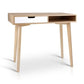 FURNI-G-DESK-1600-WH-WD Computer Desk