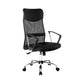 NA8009OC PU Leather Mesh High Back Office Chair - Black