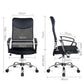 NA8009OC PU Leather Mesh High Back Office Chair - Black