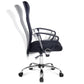 NA8009OC PU Leather Mesh High Back Office Chair - Black