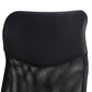 NA8009OC PU Leather Mesh High Back Office Chair - Black