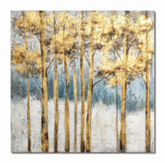 Yellow Leaves Hand Painting Picture WF1537