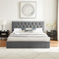 "DS2301" Button Tufting Bed Frame -Velvet Queen Size