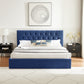 "DS2301" Button Tufting Bed Frame -Velvet Queen Size