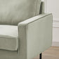 "Jessica" 3+2 Sofa Velvet Fabric -Cream