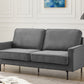 "Jessica" 3+2 Sofa Velvet Fabric -Grey