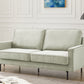 "Jessica" 3+2 Sofa Velvet Fabric -Cream