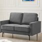 "Jessica" 3+2 Sofa Velvet Fabric -Grey