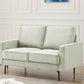 "Jessica" 3+2 Sofa Velvet Fabric -Cream