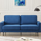 "Jessica" 3+2 Sofa Velvet Fabric -Blue